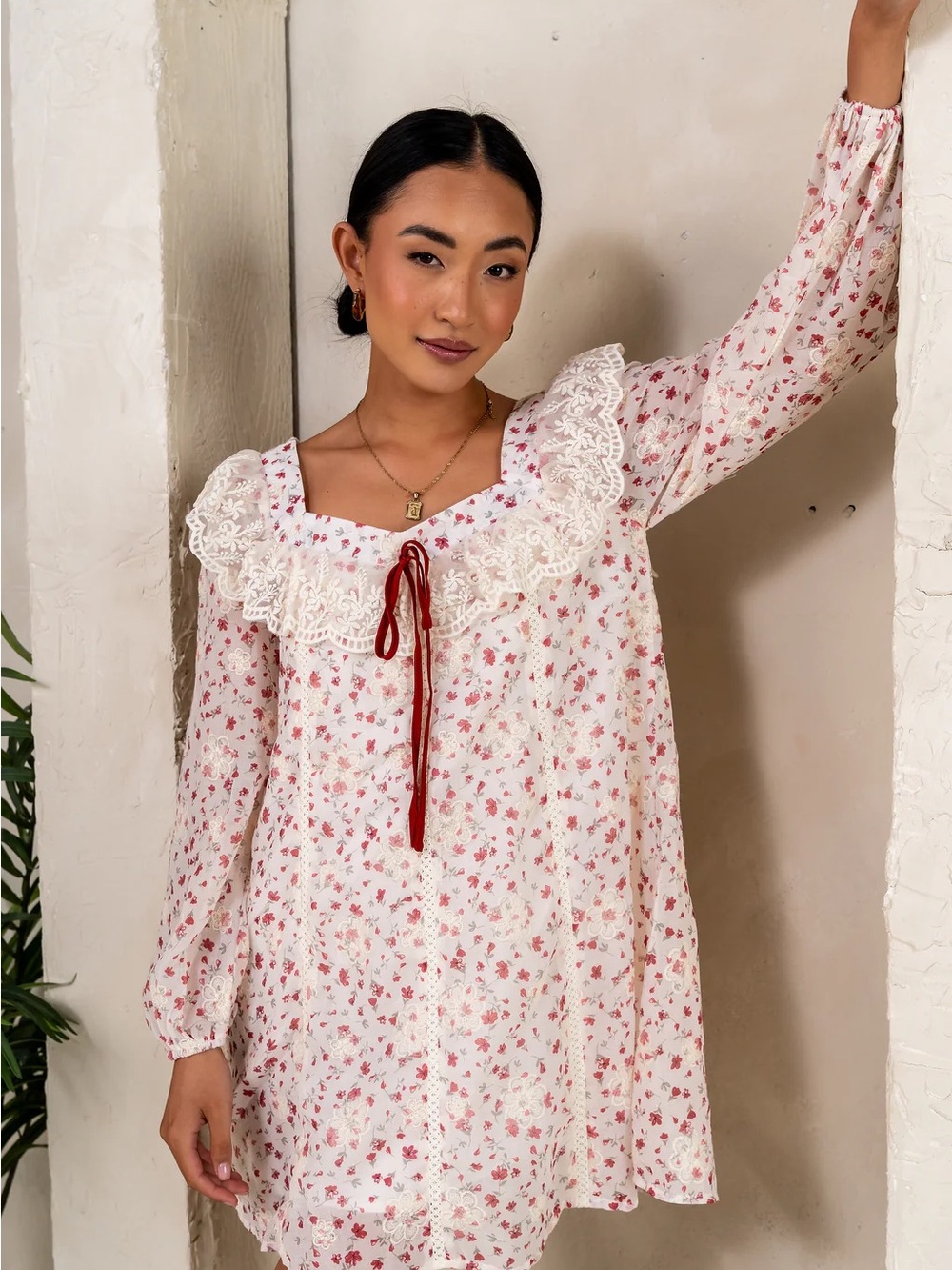 BÖHME Macy Floral Babydoll Dress